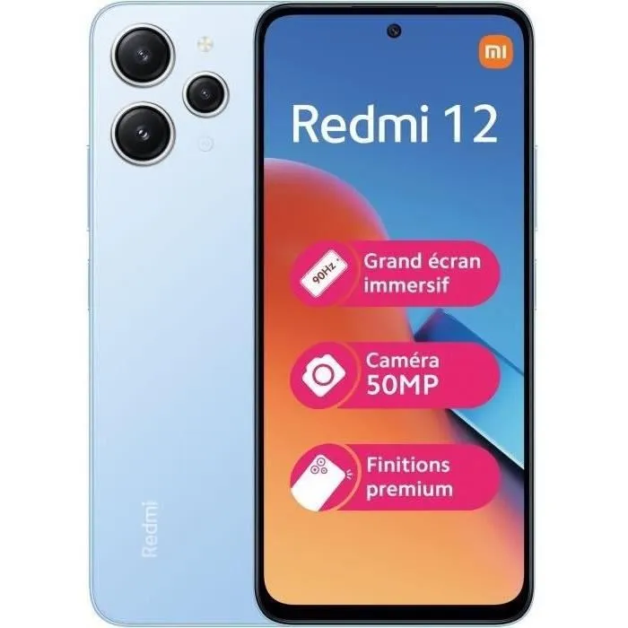 XIAOMI REDMI 12 4 128Go BLEU (2023) - Reconditionné - Etat correct Reconditionné - 137,47 € XIAOMI REDMI 12 4 128Go BLEU (2023) - Reconditionné - Etat correct Reconditionné Xiaomi reconditionné disponible sur Cdiscount Seconde Vie