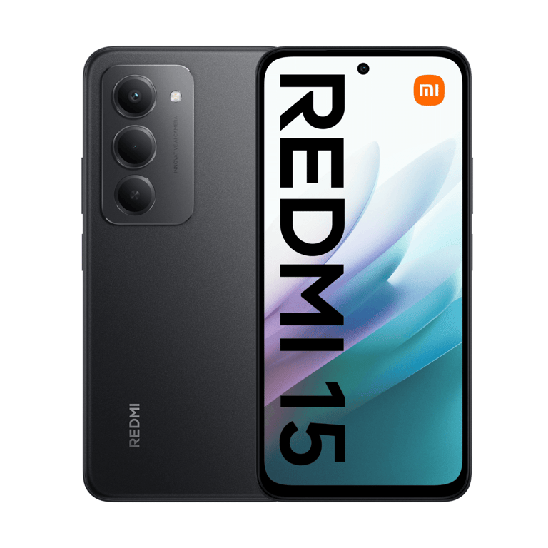 Xiaomi Redmi 15 (4G) 256 Go, Noir - Excellent état Parfait état Xiaomi reconditionné disponible sur Pixmania