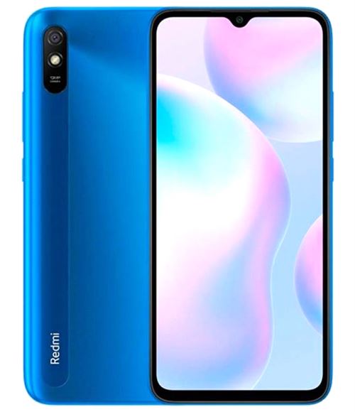 Xiaomi Redmi 9A - 4G smartphone - double SIM - RAM 2 Go / Mémoire interne 32 Go - microSD slot - 6.53" - 1600 x 720 pixels - rear camera 13 MP - front camera 5 MP - bleu ciel État correct Xiaomi reconditionné disponible sur Fnac