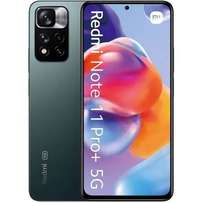 XIAOMI Redmi Note 11 Pro Plus 256Go 5G Vert - Reconditionné - Etat correct Reconditionné - 213,59 € XIAOMI Redmi Note 11 Pro Plus 256Go 5G Vert - Reconditionné - Etat correct Reconditionné Xiaomi reconditionné disponible sur Cdiscount Seconde Vie | Dero