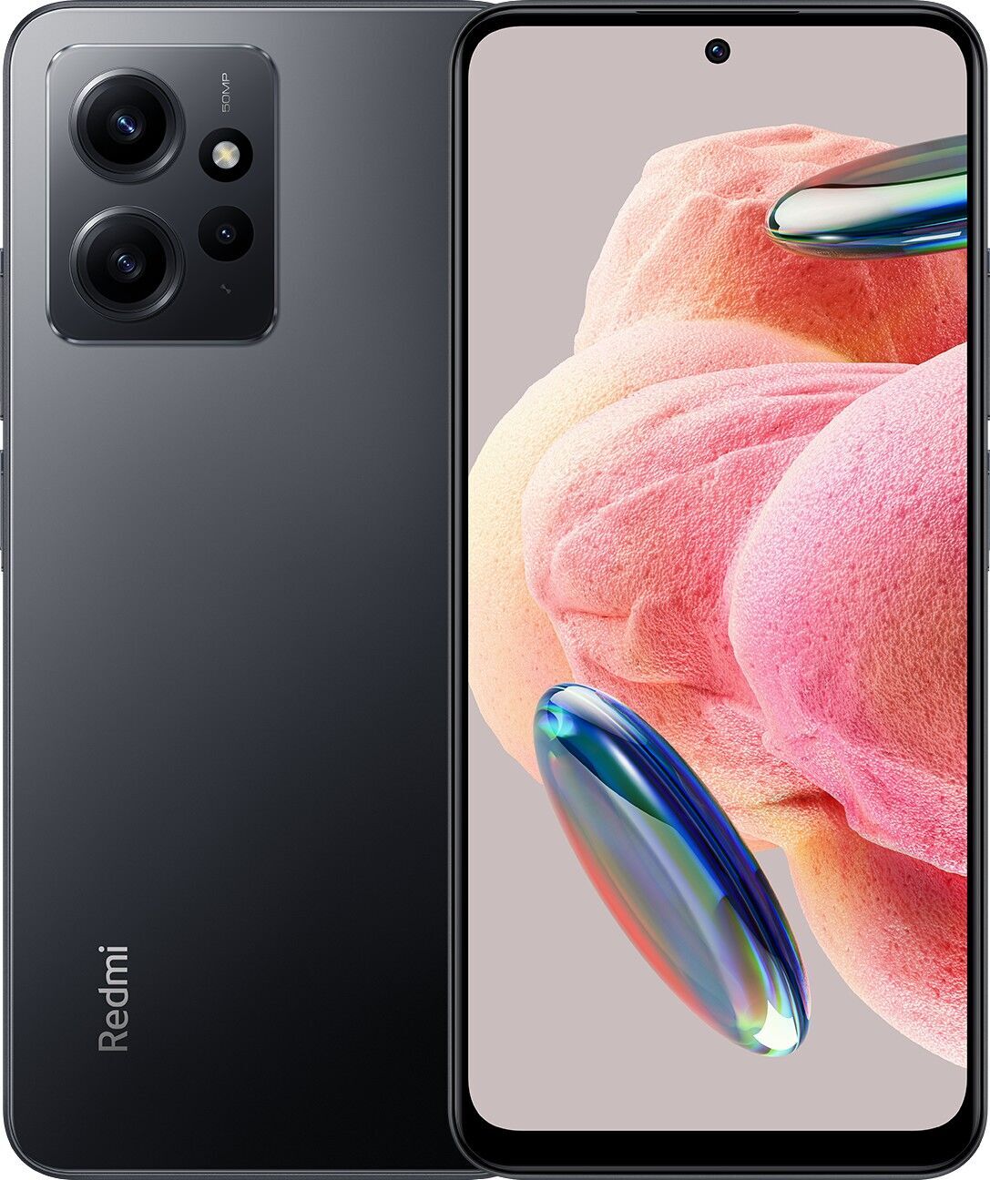 Xiaomi Redmi Note 12 4 GB 64 GB Dual-SIM Gris Onyx Très bon état Xiaomi reconditionné disponible sur Refurbed