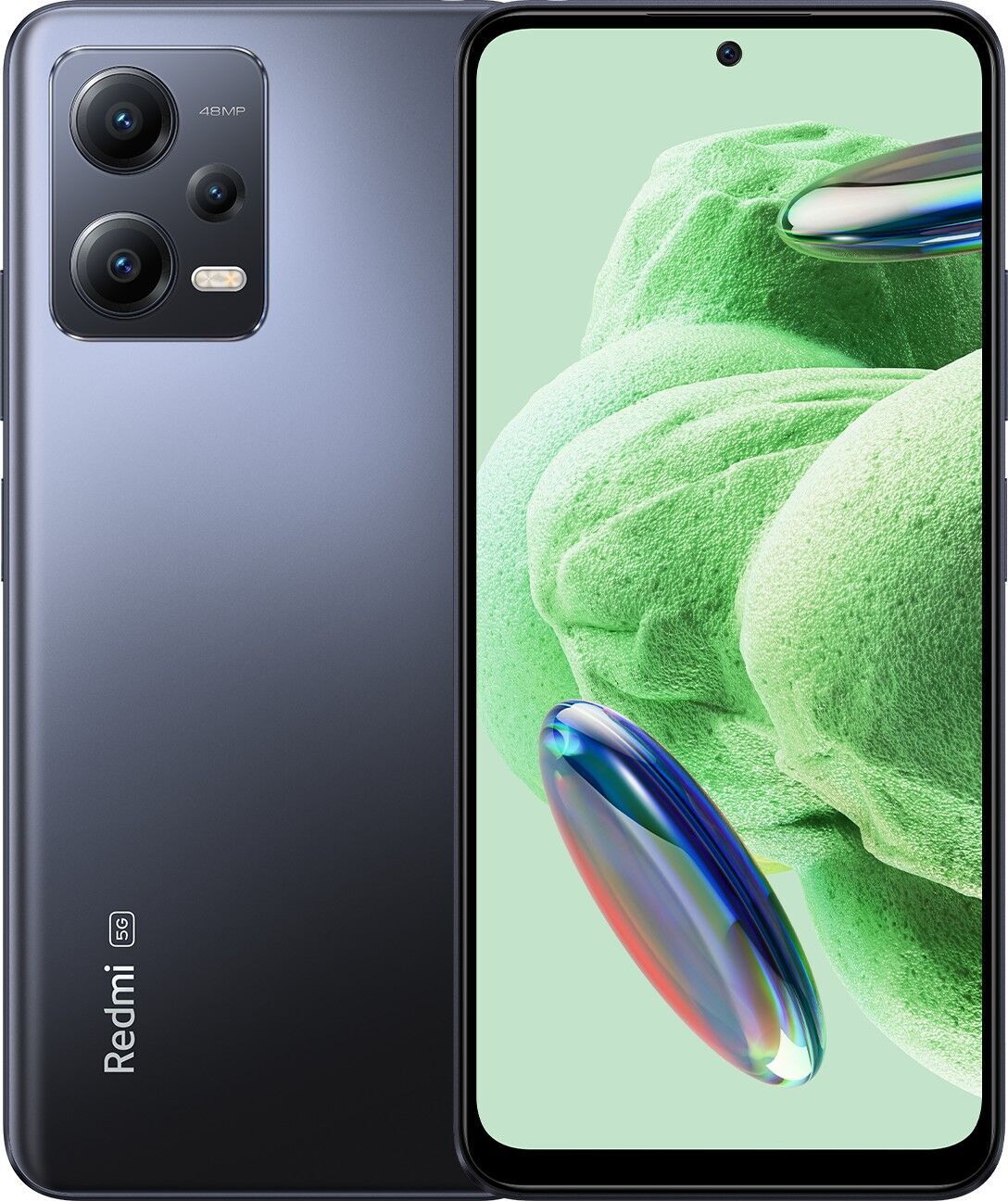 Xiaomi Redmi Note 12 5G 4 GB 128 GB Dual-SIM Gris Onyx Parfait état Xiaomi reconditionné disponible sur Refurbed