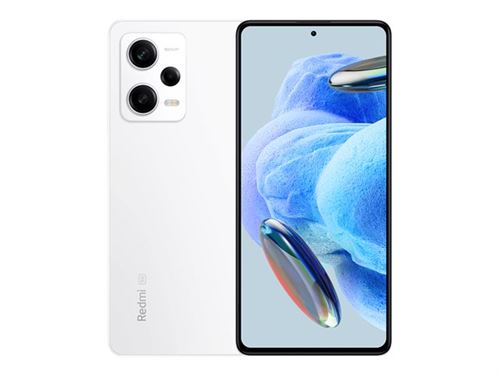 Xiaomi Redmi Note 12 Pro 5G - 5G smartphone - double SIM - RAM 8 Go / Mémoire interne 256 Go - OLED display - 6.67" - 2400 x 1080 pixels (120 Hz) - 3 x caméras arrière 50 MP, 8 MP, 2 MP - front camera 16 MP - blanc polaire État correct N/A reconditionné disponible sur Fnac