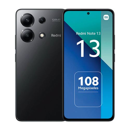 Xiaomi Redmi Note 13 4G 8Go/128Go Noir (Midnight Black) Double SIM État correct N/A reconditionné disponible sur Fnac