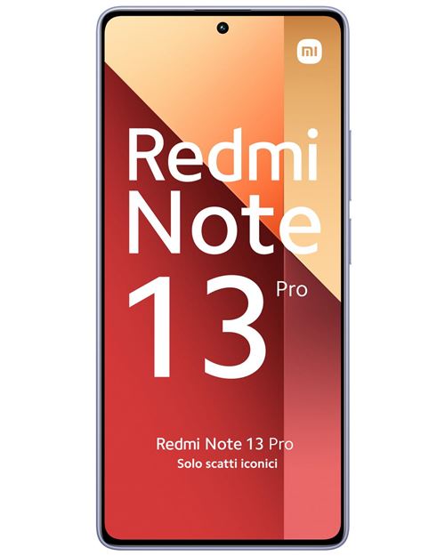 Xiaomi Redmi Note 13 Pro - 4G smartphone - double SIM - RAM 12 Go / Mémoire interne 512 Go - microSD slot - OLED display - 6.67" - 2400 x 1080 pixels (120 Hz) - 3 x caméras arrière 200 MP, 8 MP, 2 MP - front camera 16 MP - violet lavande État correct N/A reconditionné disponible sur Fnac