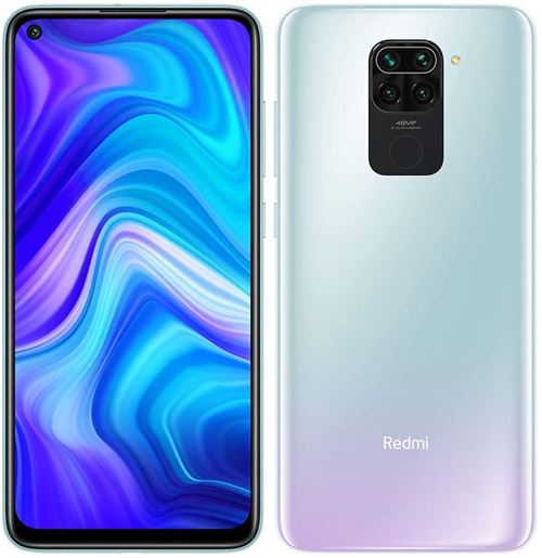 Xiaomi Redmi Note 9 - 4G smartphone - double SIM - RAM 3 Go / Mémoire interne 64 Go - microSD slot - Écran LCD - 6.53" - 2340 x 1080 pixels - 4x caméras arrière 48 MP, 8 MP, 2 MP, 2 MP - front camera 13 MP - blanc polaire État correct Xiaomi reconditionné disponible sur Fnac