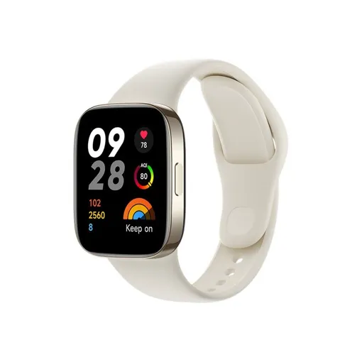 Xiaomi Redmi Watch 3 - Montre connectée avec bracelet - TPU - ivoire - taille du poignet : 135-200 mm - affichage 1.75" - NFC, Bluetooth - 37 g - ivoire Bon état reconditionné disponible sur Rakuten