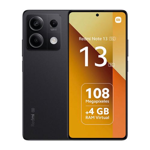 Xiaomi Smartphone Redmi Note 13 - 5G - 6Go/128Go - Noir État correct reconditionné disponible sur Fnac