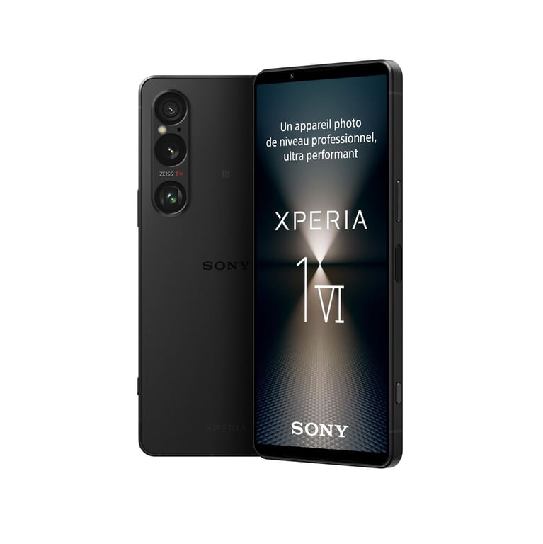 Xperia 1 VI (5G) 256 Go Noir - Bon état Bon état reconditionné disponible sur Pixmania