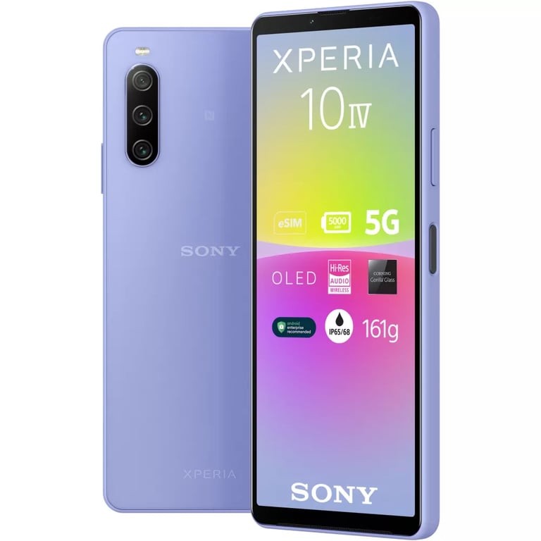 Xperia 10 IV 128 Go, Lavande, débloqué - Excellent état Parfait état reconditionné disponible sur Pixmania