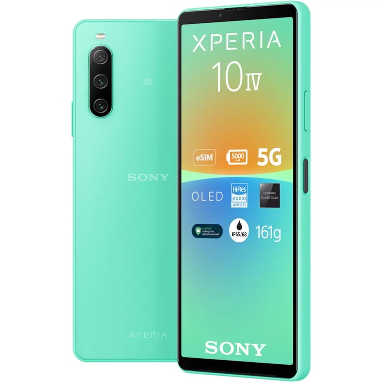 Xperia 10 IV 128 Go, Menthe, débloqué - Excellent état Parfait état Sony reconditionné disponible sur Pixmania
