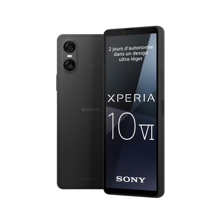 Xperia 10 VI (5G)128 Go Noir - Excellent état Parfait état Sony reconditionné disponible sur Pixmania