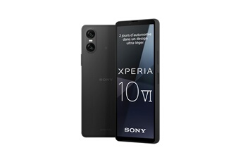 Xperia 10 VI 8GO RAM 128GO EU 5G - Noir État correct Sony reconditionné disponible sur Darty