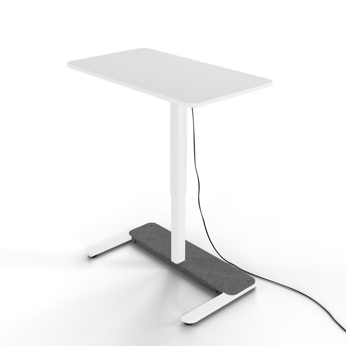 Yaasa Desk One 91 x 51 cm - Bureau debout à hauteur réglable électrique blanc cassé Parfait état reconditionné disponible sur Refurbed | Dero