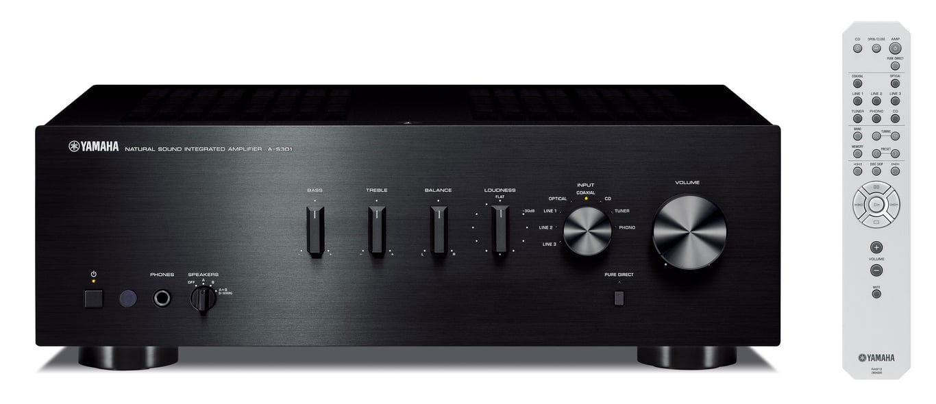 Yamaha A-S301 2.0 canaux Maison Noir - Excellent état Parfait état Yamaha reconditionné disponible sur Pixmania