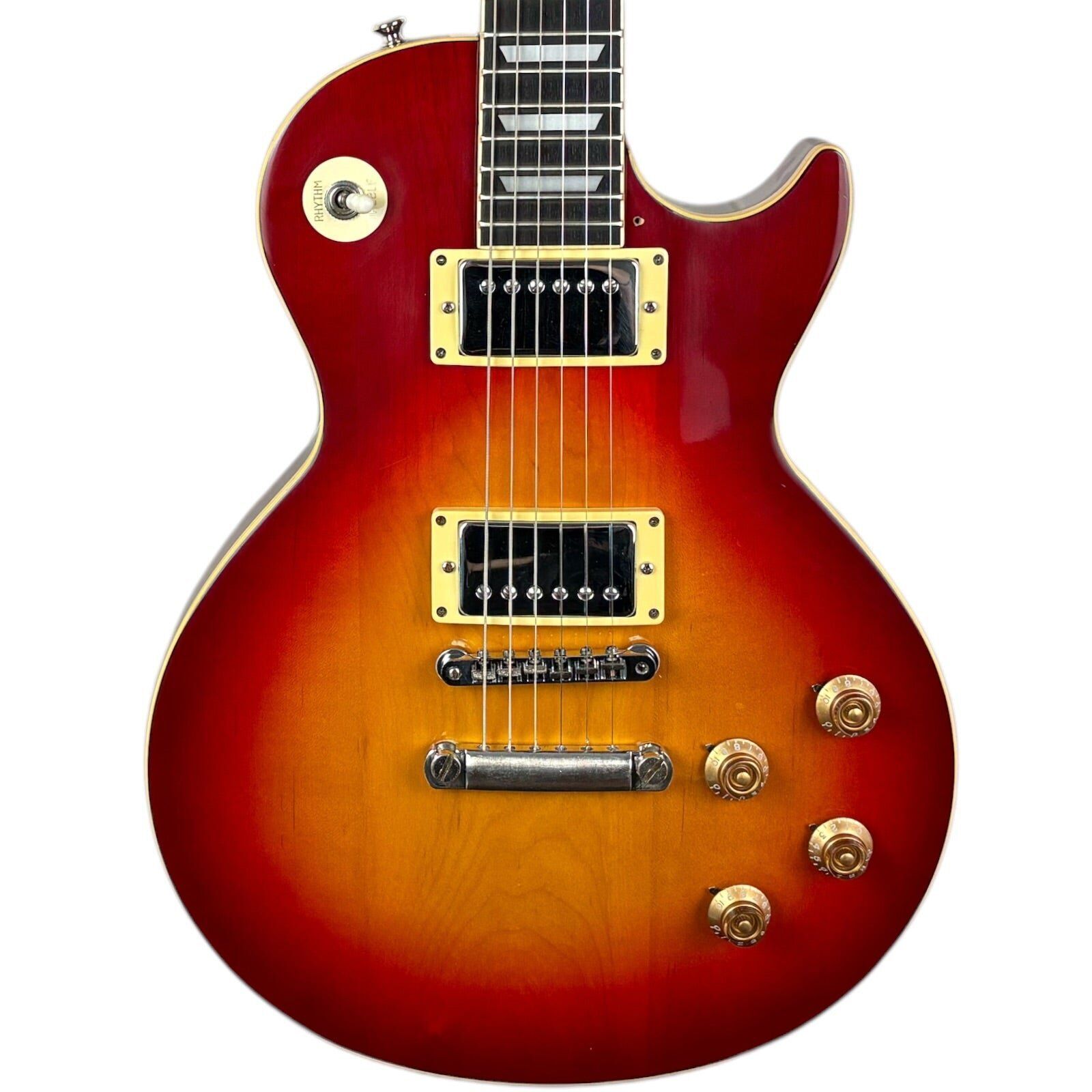 Yamaha Japan Studio Lord Les Paul SL400S 1990 - Cherry Sunburst Cerise Sunburst Très bon état Yamaha reconditionné disponible sur Refurbed