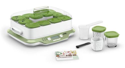 Yaourtière Seb 12 pots Multi Delices Express et Vegetal YG661310 Vert État correct SEB reconditionné disponible sur Fnac