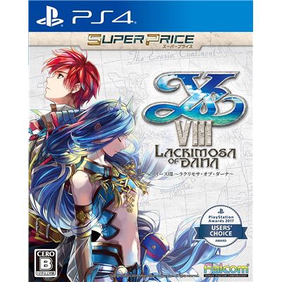 Ys Viii: Lacrimosa Of Dana (super Price) Pour Playstation 4 État correct reconditionné disponible sur Fnac