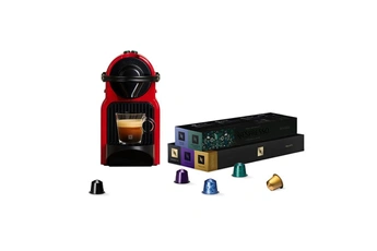 YY5789 INISSIA rouge + 50 capsules Très bon état Krups reconditionné disponible sur Darty