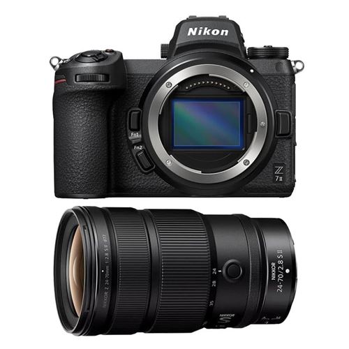 Z7 II + Objectif NIKKOR Z 24-70mm f/2.8 S II État correct N/A reconditionné disponible sur Fnac