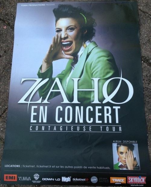 Zaho - 70x100 cm - AFFICHE / POSTER État correct N/A reconditionné disponible sur Fnac