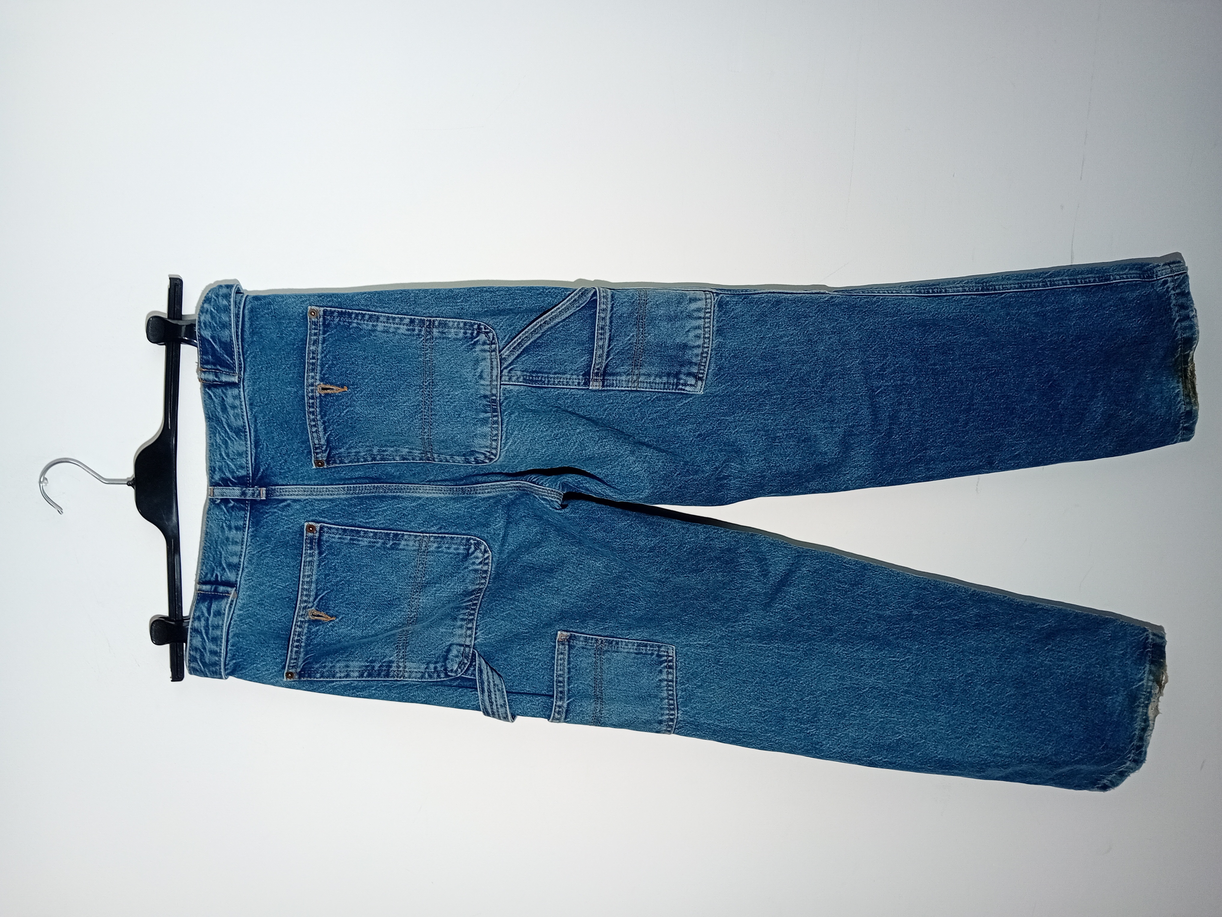 Voir photo 2 de Zara Carpenter Jeans Bleu Denim Taille 36 S (T4905) Zara Carpenter Jeans Bleu Denim Taille 36 S (T4905) Bon état reconditionné photo 2
