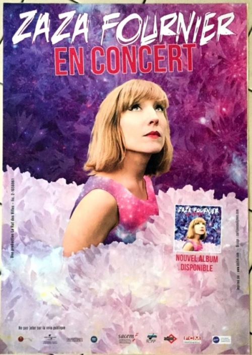 Zaza FOURNIER - 70x100 cm - AFFICHE / POSTER État correct reconditionné disponible sur Fnac