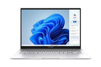 ZenBook 14 UX3405CA-PP1X - Intel Core Ultra 9 - 285H / jusqu'à 5.4 GHz - Win 11 Pro - Arc Graphics 140T - 32 Go RAM - 14" OLED 2880 x 1800 (3K) @ 120 Bon état Asus reconditionné disponible sur Darty