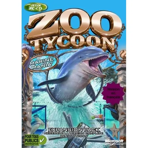 ZOO TYCOON MARINE Reconditionné reconditionné disponible sur Cdiscount Seconde Vie