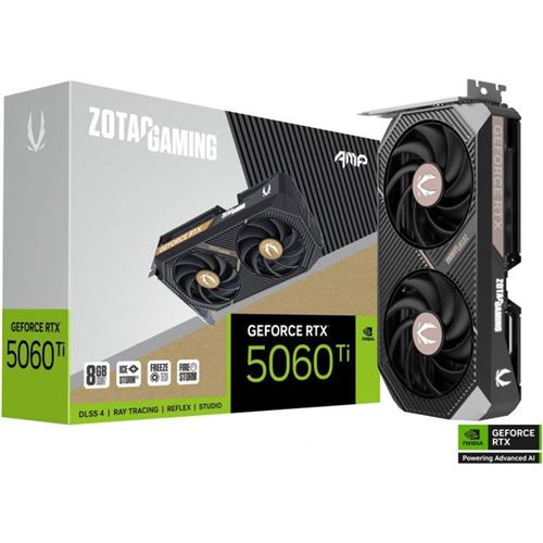 ZOTAC - Carte graphique gaming - GeForce RTX 5060 Ti - Amp - 8 Go État correct N/A reconditionné disponible sur Fnac