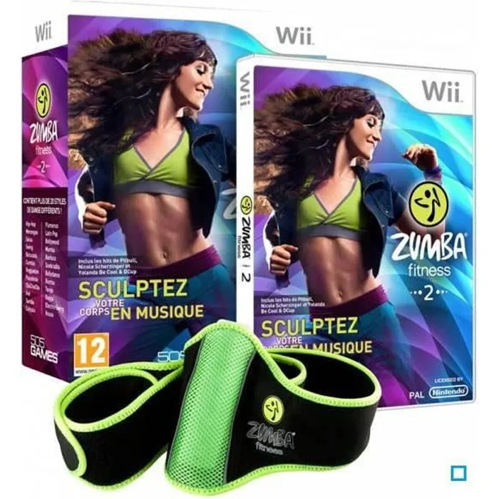 Acheter ZUMBA FITNESS 2 + CEINTURE / Jeu console Wii refurbished - 12,95 € ZUMBA FITNESS 2 + CEINTURE / Jeu console Wii refurbished reconditionné disponible sur Cdiscount Seconde Vie