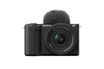 ZV-E10 II Appareil hybride a objectifs interchangeables APS-C en kit avec le E PZ 16-50mm II Bon état Sony reconditionné disponible sur Darty